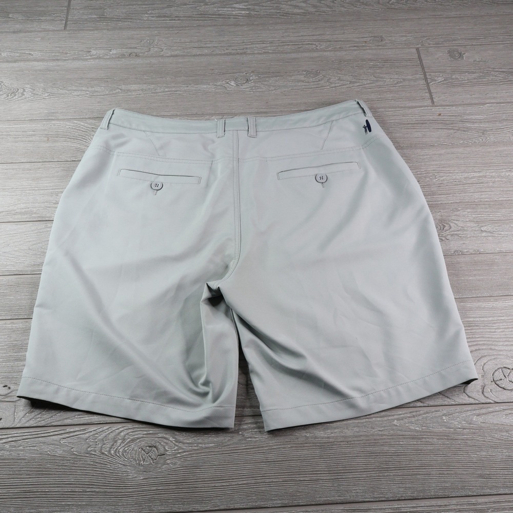 Johnnie-O Prep-Formance Mulligan Golf Shorts Men's 36 Grey Stretch